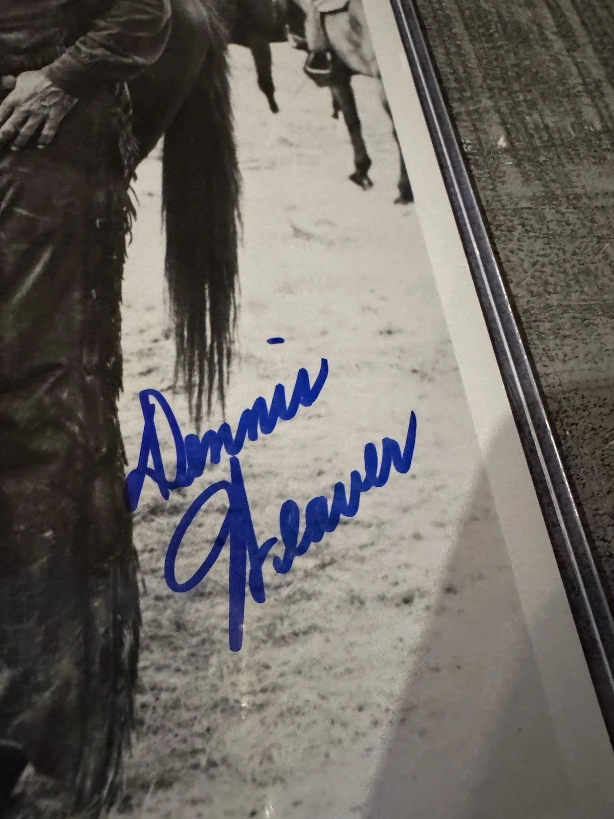 Dennis Weaver Actor Signed 8x10 Photo with JSA COA Chester Gunsmoke Actor, image 2