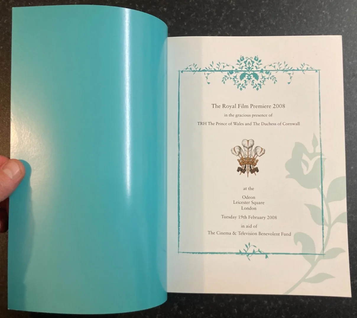 THE OTHER BOLEYN GIRL 2008 Royal Film Premiere Souvenir Program Brochure Rare, изображение 2