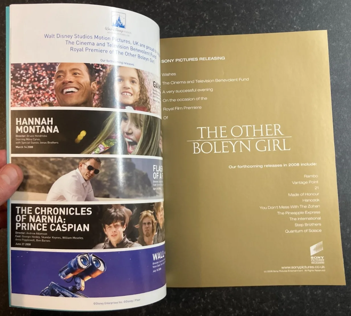 THE OTHER BOLEYN GIRL 2008 Royal Film Premiere Souvenir Program Brochure Rare, изображение 4