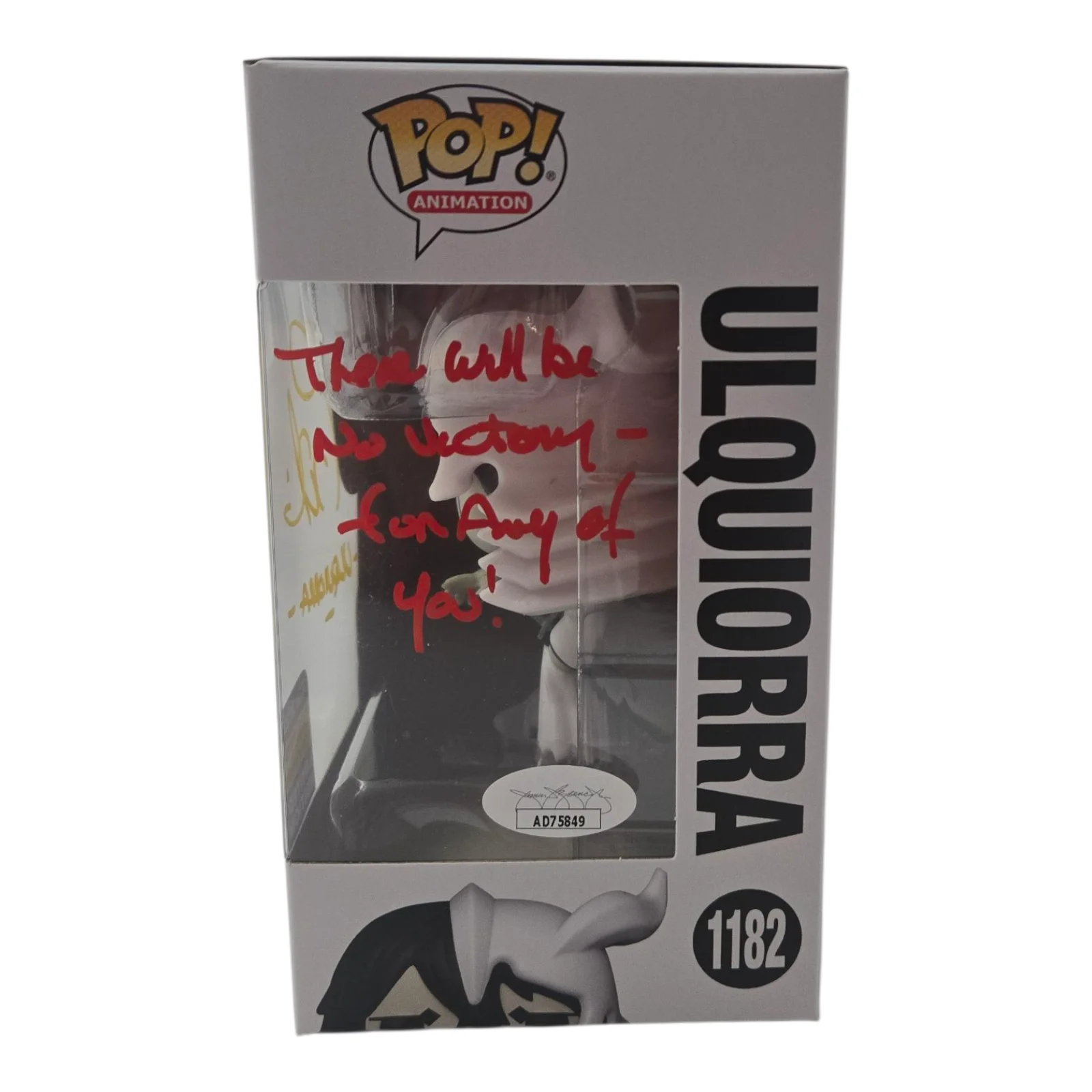 Tony Oliver — Ulquiorra Signed Funko Pop Tony Oliver Bleach Autograph #1182 Anime JSA COA 849, изображение 3