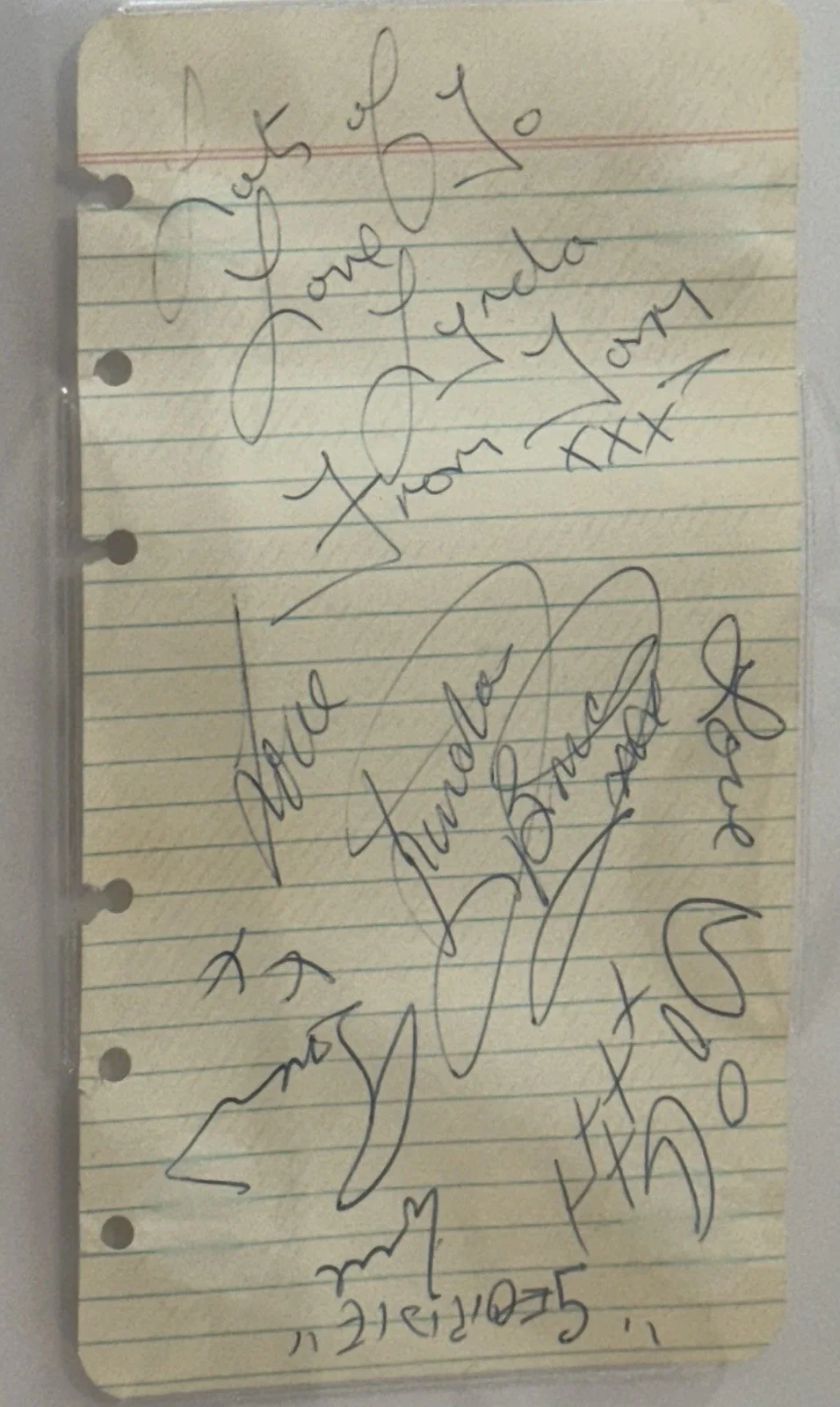 Geordie group signed Page Brian Johnson original lineup rare Beckett coa slabbed, изображение 3