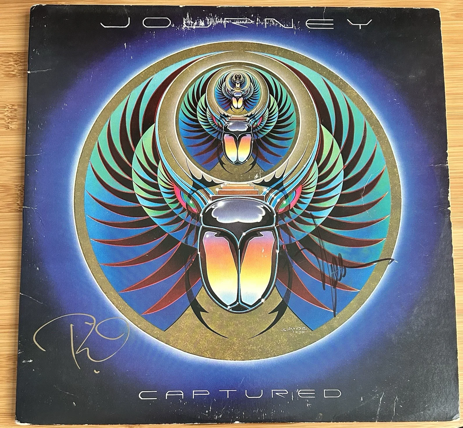 Journey "Captured" 2 Vinyl Set - Autographed/Signed - Neal Schon & Ross Valory, изображение 2