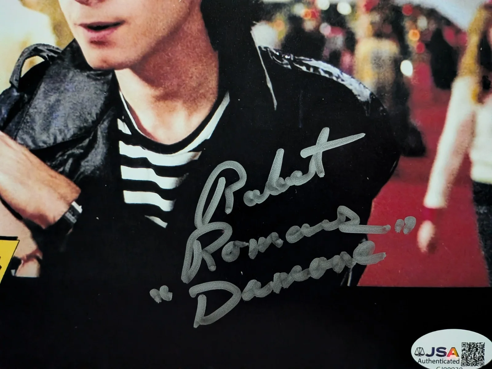 ROBERT ROMANUS Signed 8x10 PHOTO Fast Times at Ridgemont High Damone JSA QR C, изображение 2