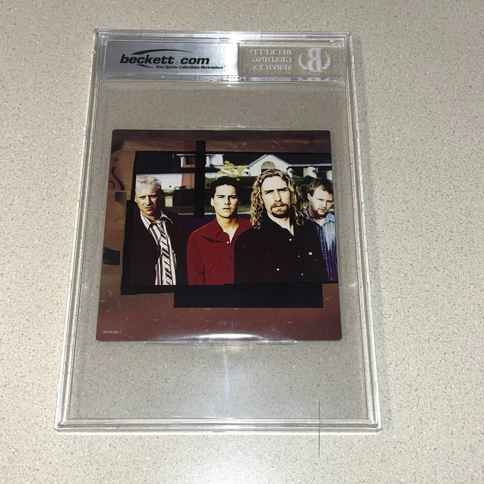 CHAD KROEGER NICKELBACK signed autographed SILVER SIDE UP CD BOOK BAS SLABBED, image 3