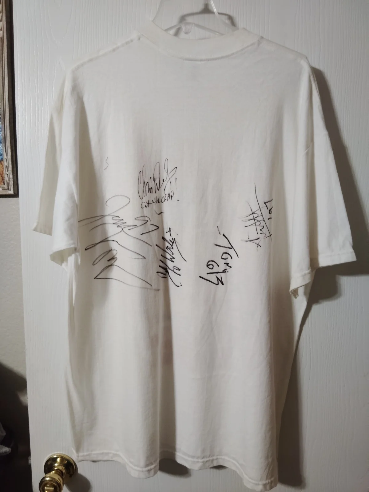 Ultra-Rare Jackal Band Signed Shirt & Concert Ticket Set, image 2