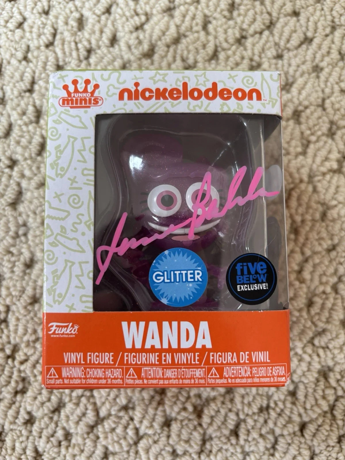 Susanne Blakeslee — Susanne Blakeslee Signed Fairly Odd Parents Wanda Funko Pop Mini JSA Auto
