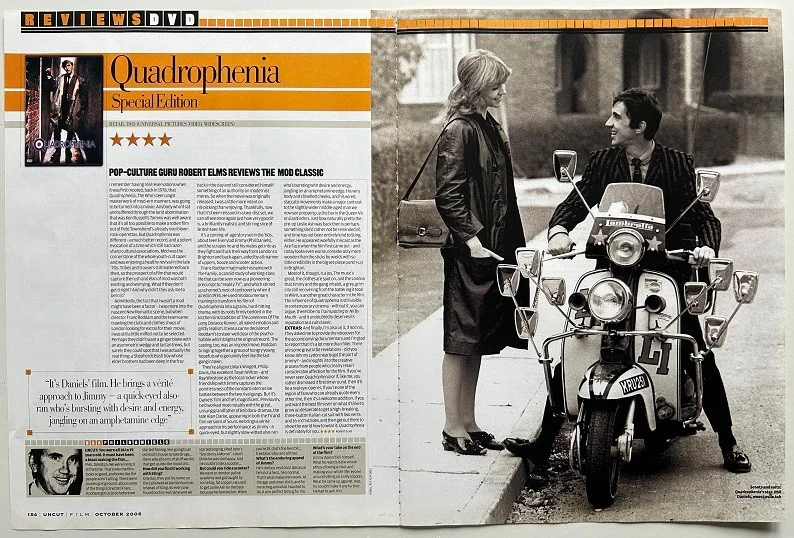 PHIL DANIELS & LESLIE ASH - 2006 Full page UK magazine poster QUADROPHENIA, изображение 2