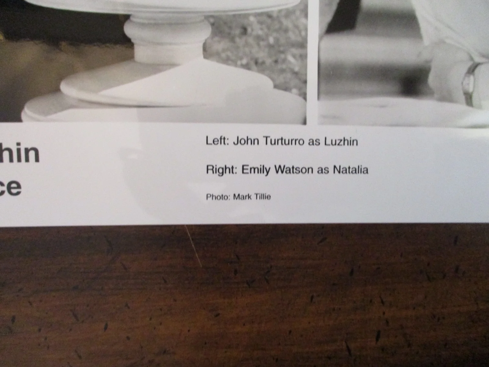 (THE LUZHIN DEFENCE)John Turturro/Emily Watson/2001 10x8 Black/White Press Photo, image 2