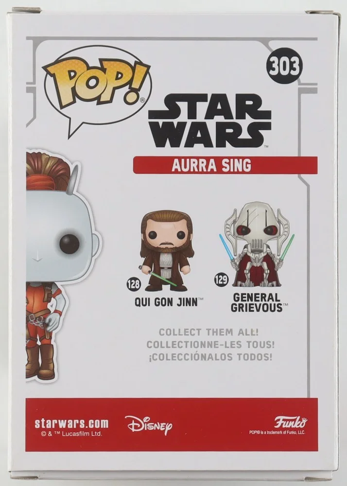 Jamie King — Jamie King Signed Funko Pop! Aurra Sing #303 W/ PSA COA Star Wars, изображение 2