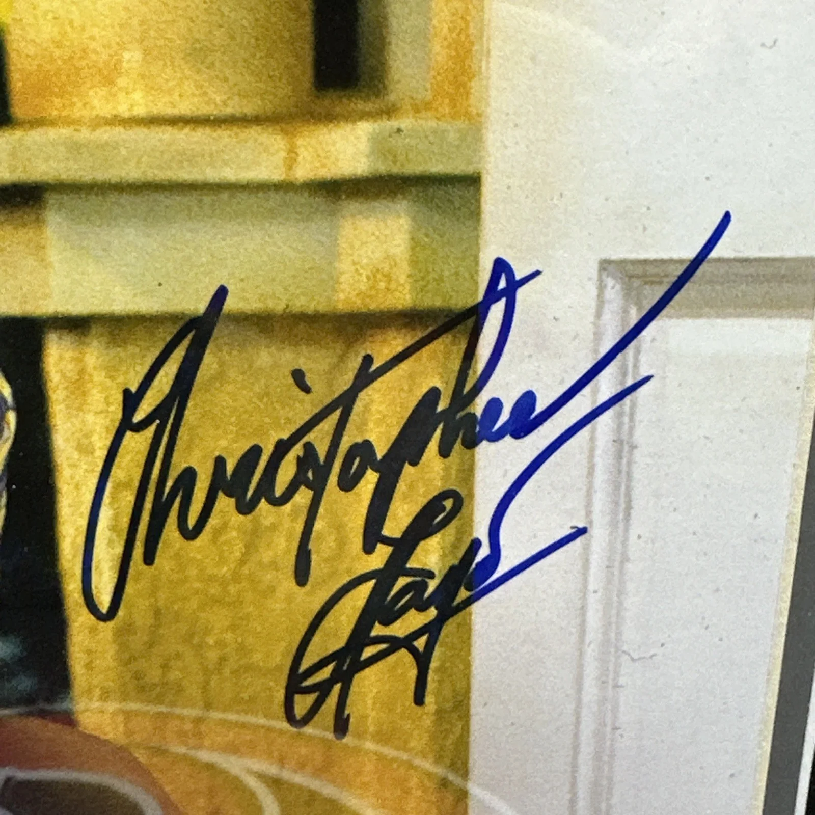 Elisabeth Shue — Elisabeth Shue Christopher Lloyd Signed Framed 11x14 Back to the Future Beckett, image 2