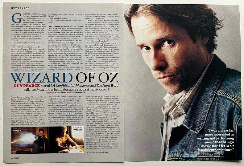 GUY PEARCE - 2003 Full page UK magazine poster, image 2
