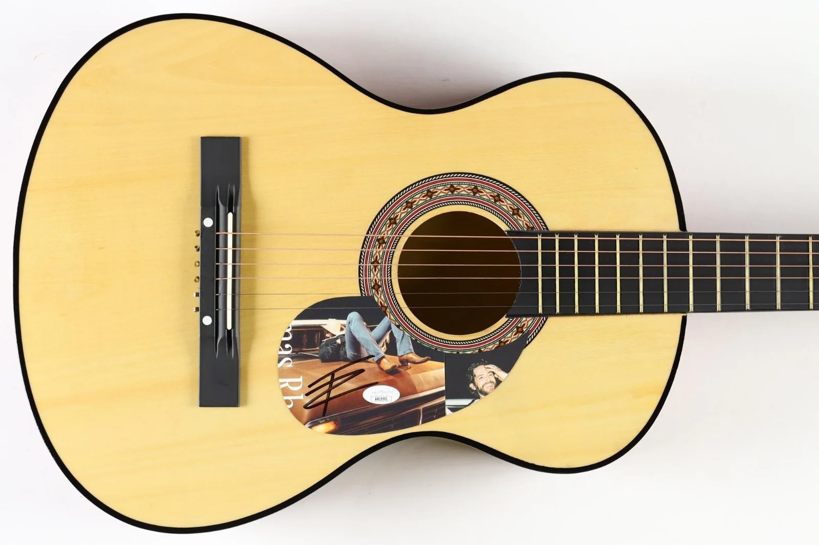 Thomas Rhett Signed Autograph Custom Acoustic Guitar JSA COA, image 3