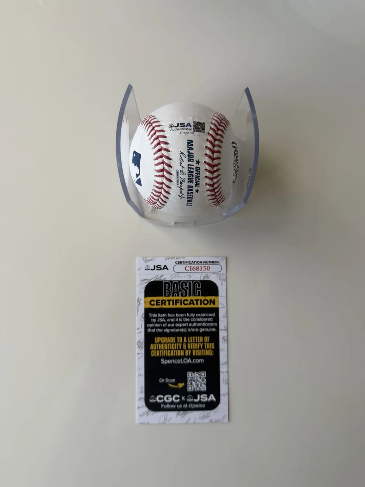 Post Malone Rapper Country Artist Autographed Baseball Posty JSA COA, image 2