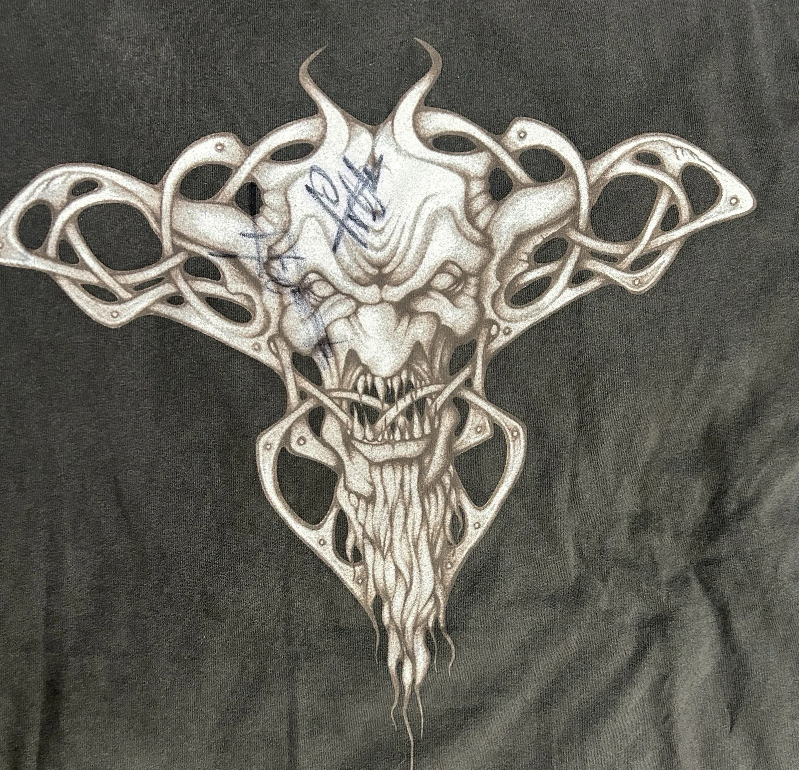 Fintroll T-Shirt Vintage 2008 Signed By 2 Members Large, image 3