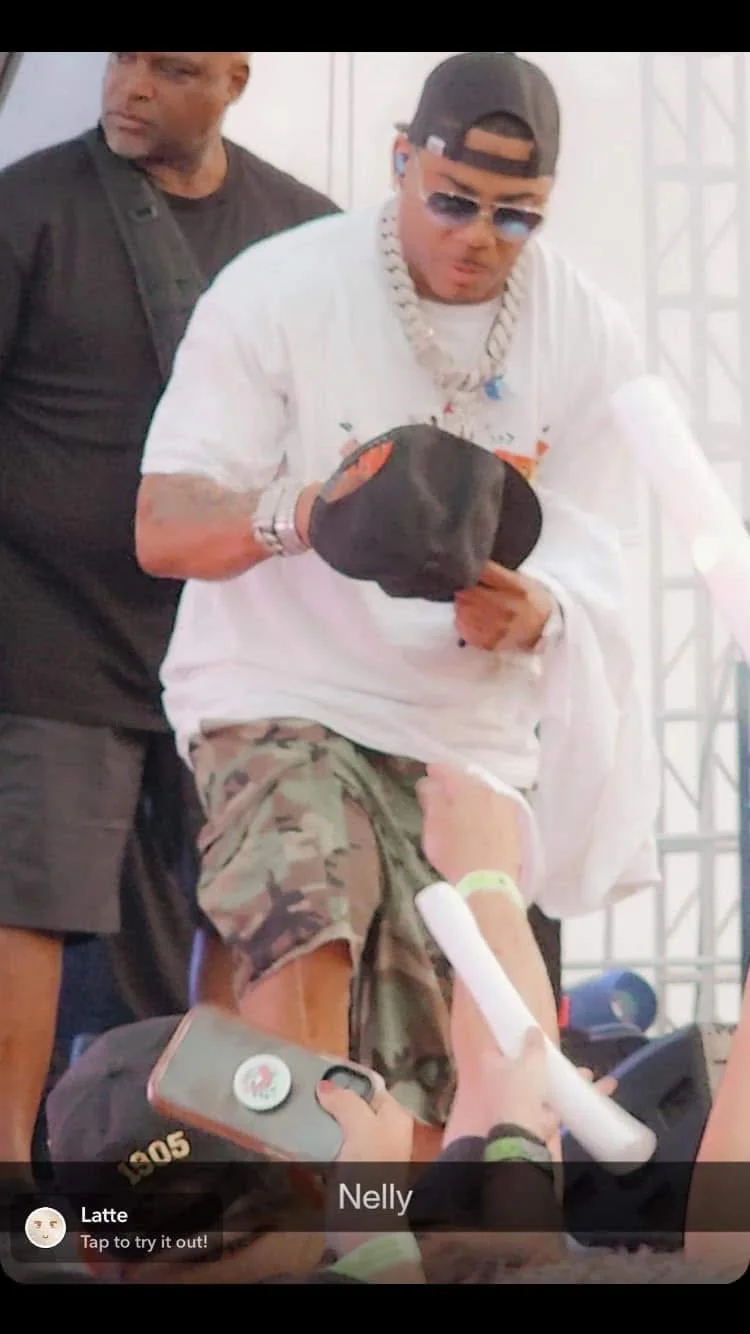 Rapper nelly autographed hat, image 2