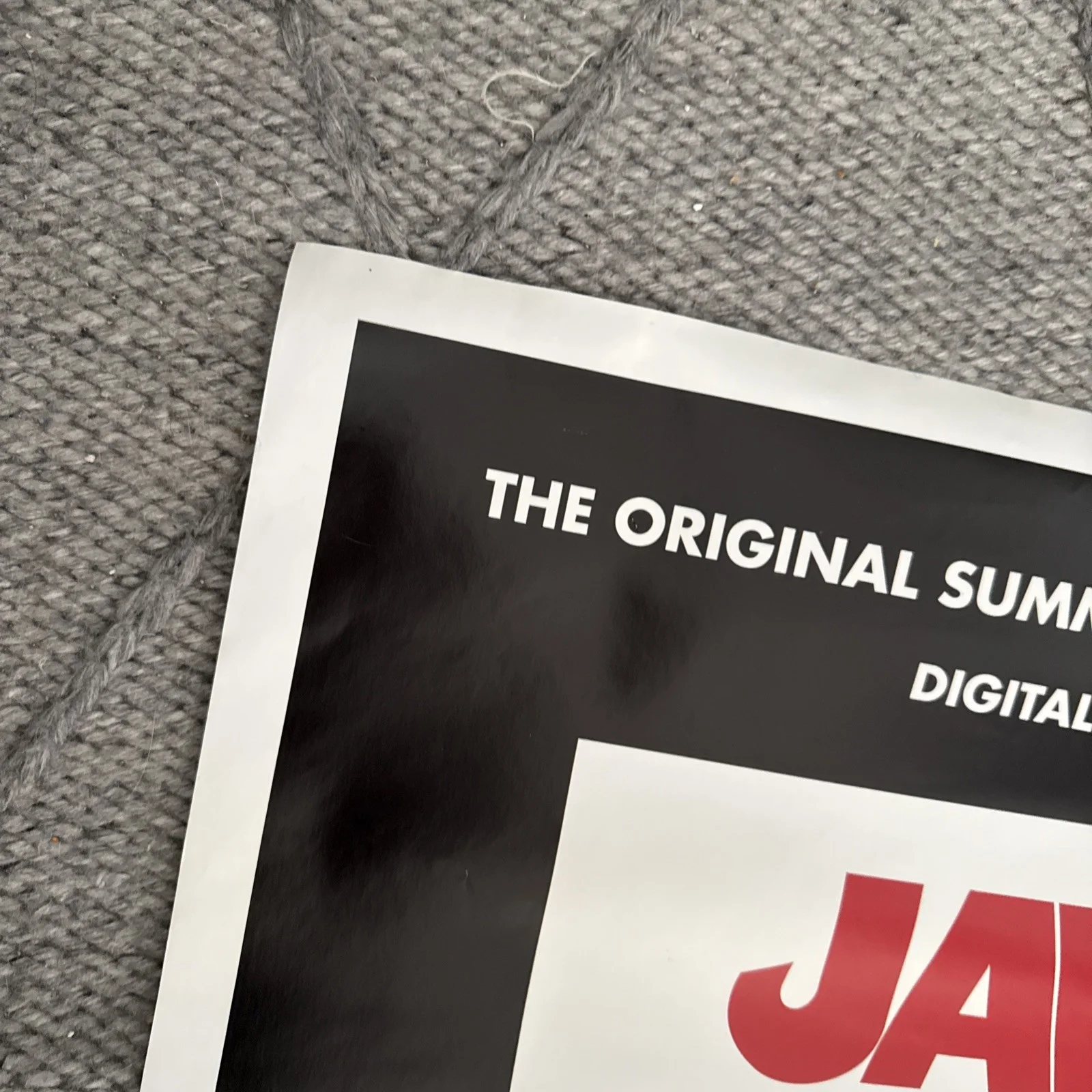 JAWS 2012 Rerelease ORIGINAL UK ONE SHEET CINEMA POSTER Digitally Restored, изображение 5