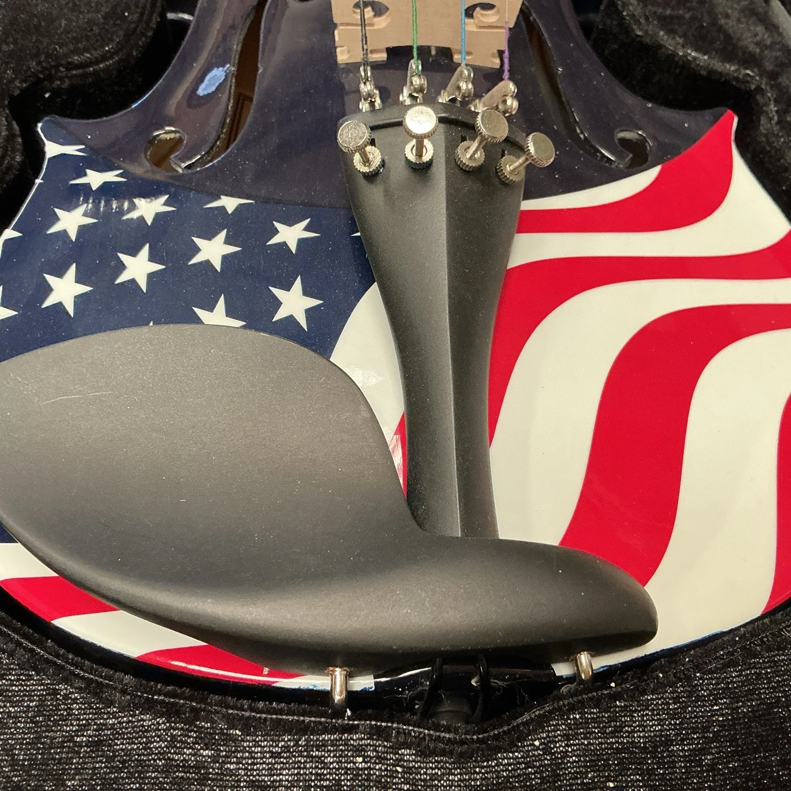 Charlie Daniels Autographed American Flag Fiddle. Autographed Photo & CD, image 4