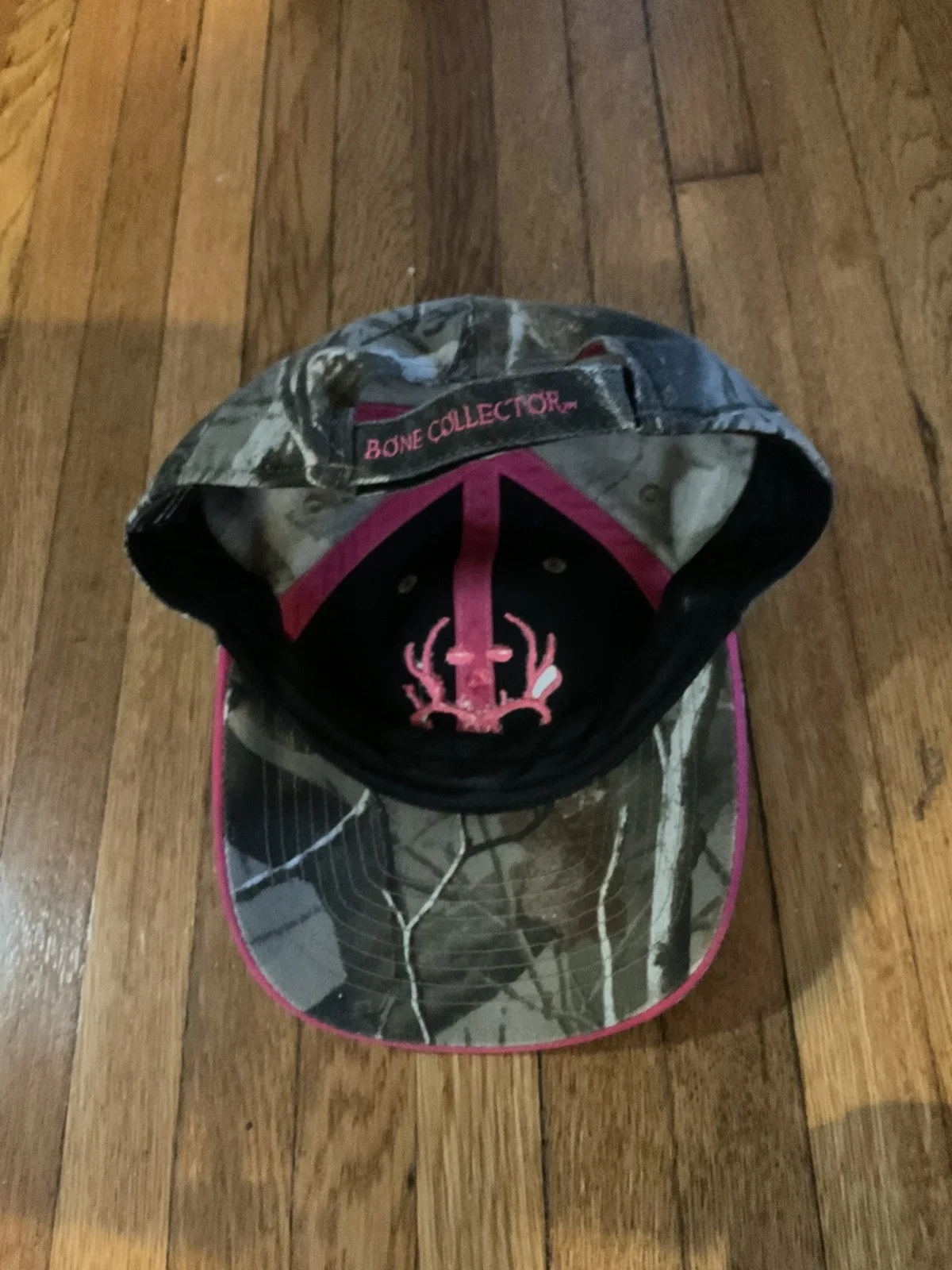 Camo Hunter BONE COLLECTOR antlers Hat pink skull Outdoors TV embroidered, изображение 4