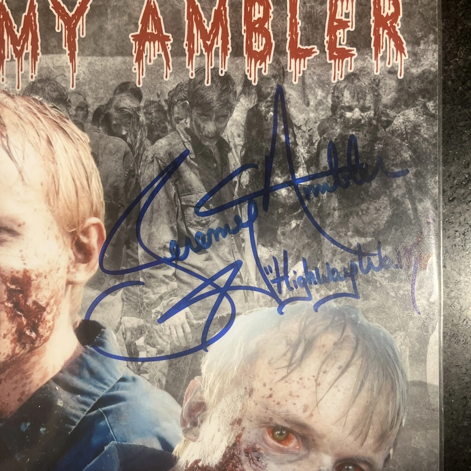 Jeremy Ambler — Jeremy Ambler The Walking Dead Autographed & Inscribed 8x10 Photo Full Time coa, изображение 2