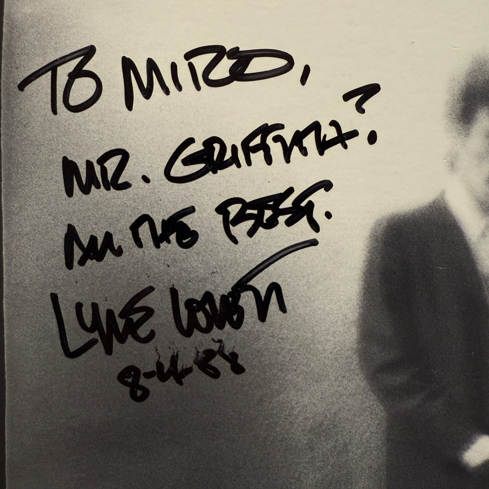 LYLE LOVETT - AUTOGRAPHED "Pontiac" vinyl album MIRO JUGUM COLLECTION MCA-42028, изображение 2