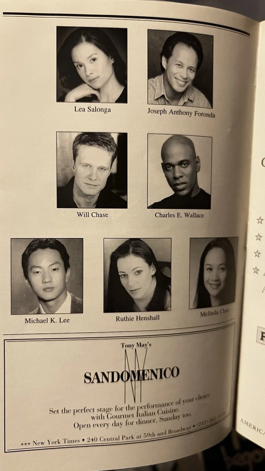 Ruthie Henshall Signed MISS SAIGON Broadway Playbill, image 3
