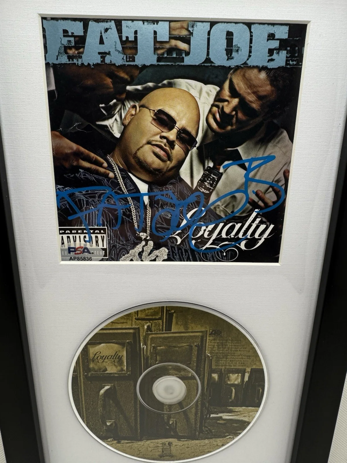 FAT JOE SIGNED LOYALTY CD AUTOGRAPH PSA/DNA COA FRAMED RAP RAPPER, image 2
