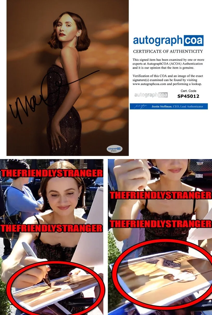 Maude Apatow — Maude Apatow signed Autograph 8x10 Photo c EXCT PROOF Hot SEXY Euphoria ACOA COA
