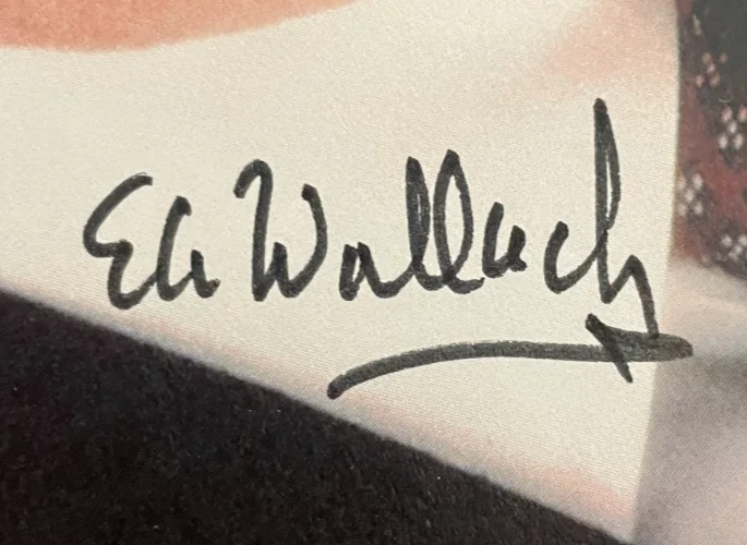 Eli Wallach — Eli Wallach Signed autograph Signature 8x10 Foam Board Photograph, изображение 2