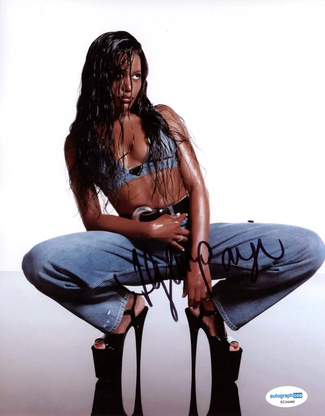 Taylour Paige — Taylour Paige signed 8x10 Photo EXACT PROOF c Hot SEXY Beverly Hills Cop ACOA, изображение 4