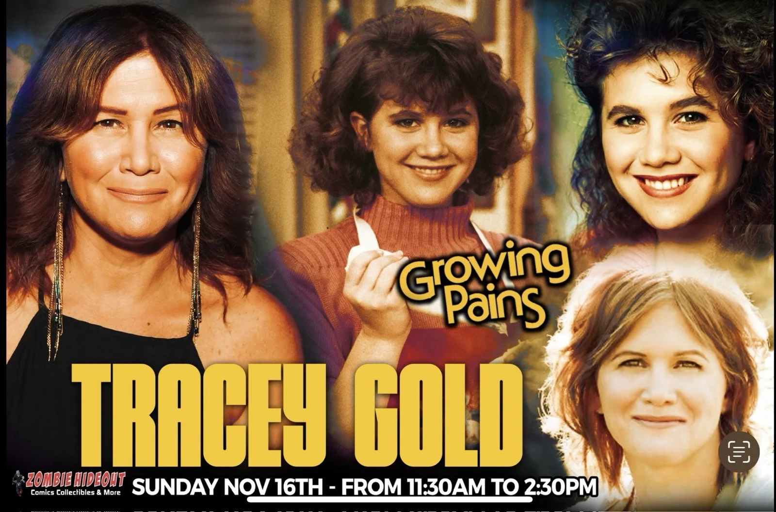 Tracey Gold Growing Pains Carol Seaver Autograph 8x10 Zombie Hideout Store COA, изображение 3