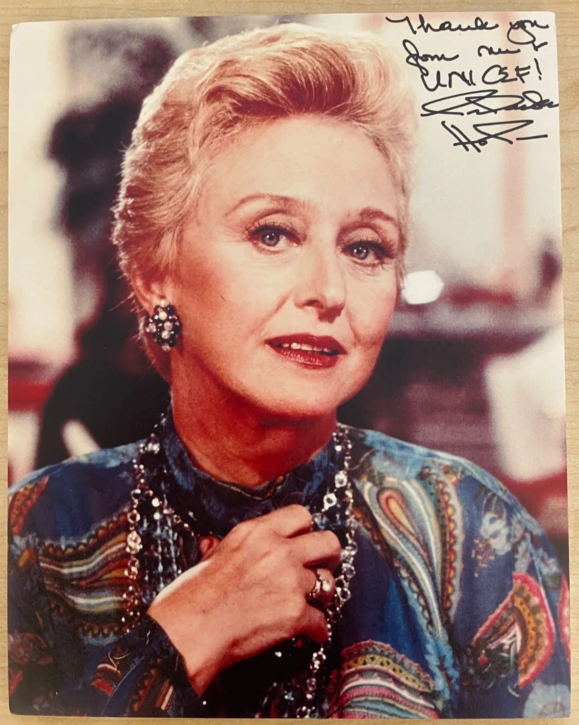 Celeste Holm — Celeste Holm Signed autograph Signature 8x10 Foam Board Photograph