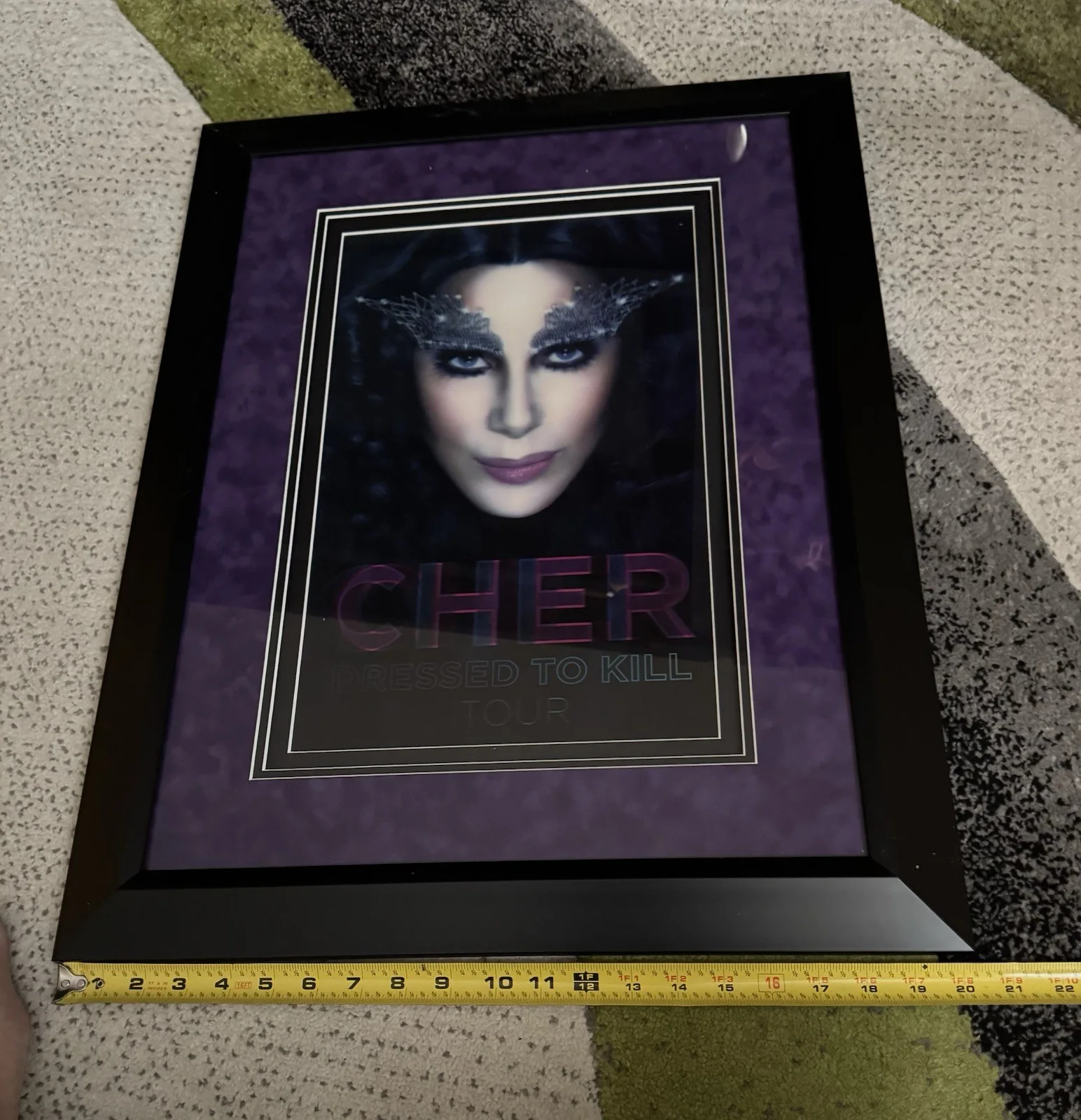 Cher Custom Framed Lenticular Poster 15x22 Dress To Kill Tour, image 3