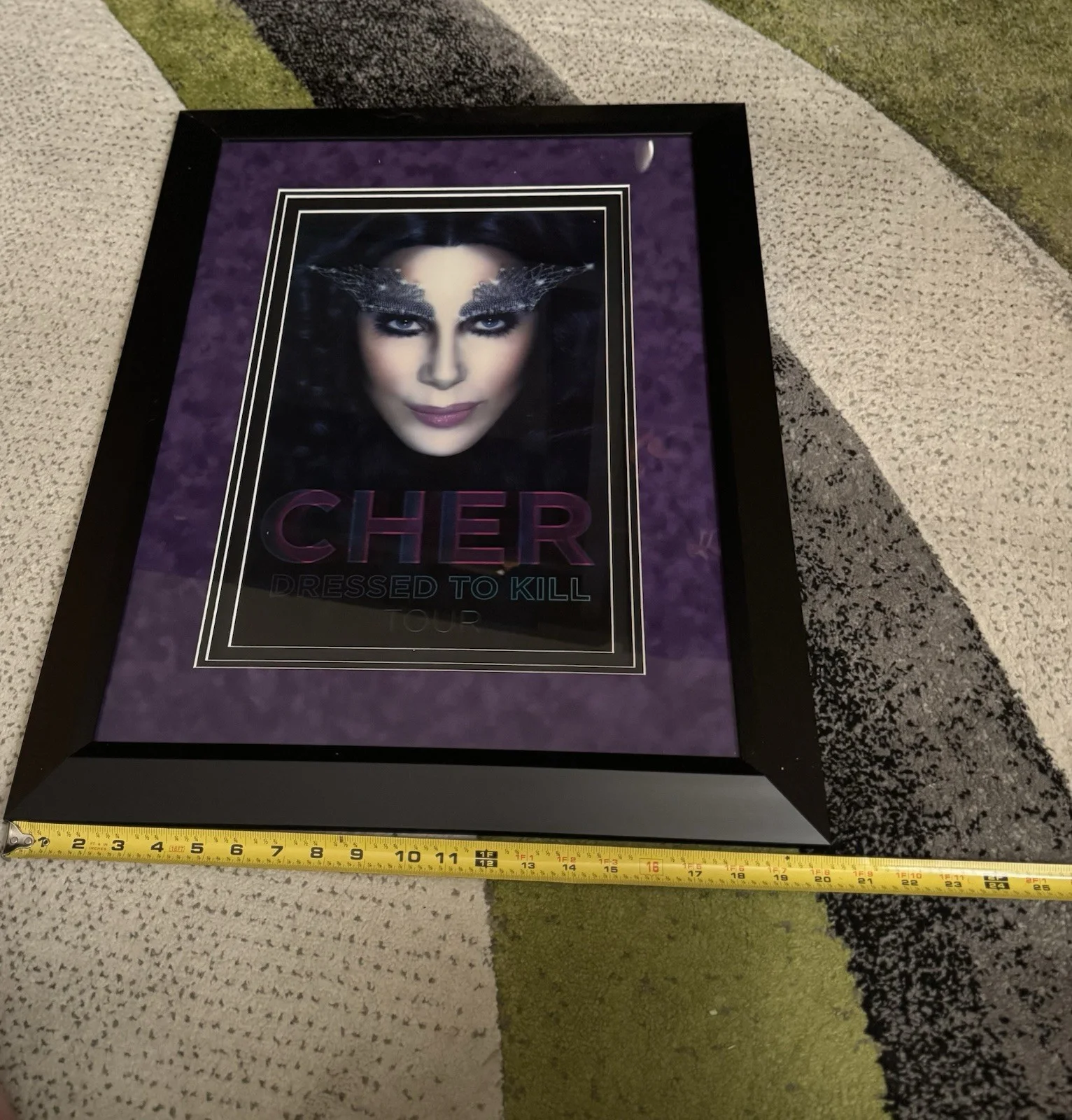 Cher Custom Framed Lenticular Poster 15x22 Dress To Kill Tour, image 4
