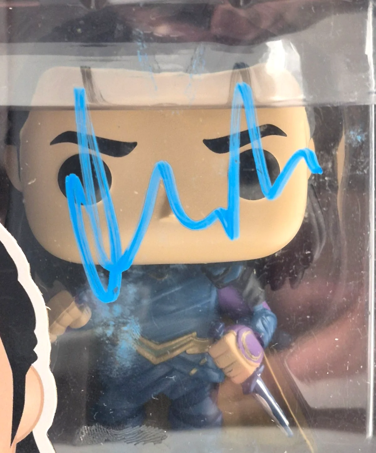 Matt Damon — MATT DAMON SIGNED AUTOGRAPHED LOKI FUNKO POP 242 RARE THOR RAGNAROK PSA COA, изображение 2