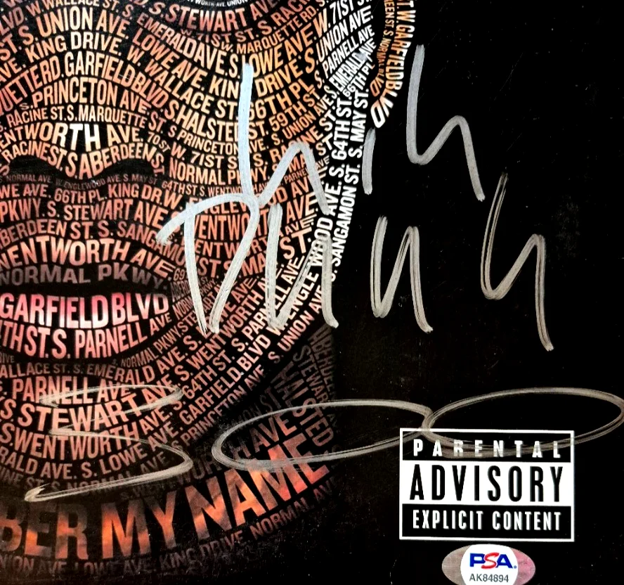 LIL DURK SIGNED AUTOGRAPHED REMEMBER MY NAME ALBUM 300 O BLOCK CHICAGO PSA COA, изображение 2