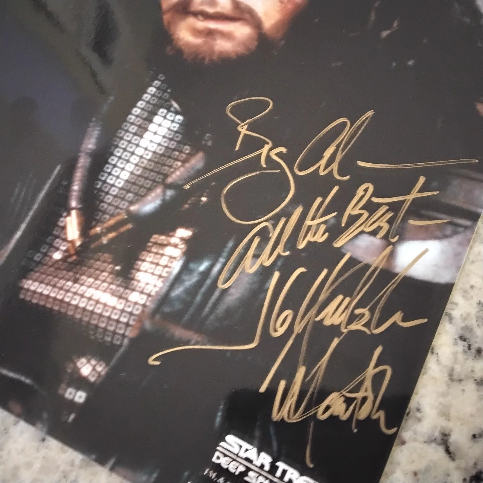J G Hertzler SIGNED 8x10 Photo Movie TV Actor Star Trek Deep Space 9 Martok COA, изображение 5