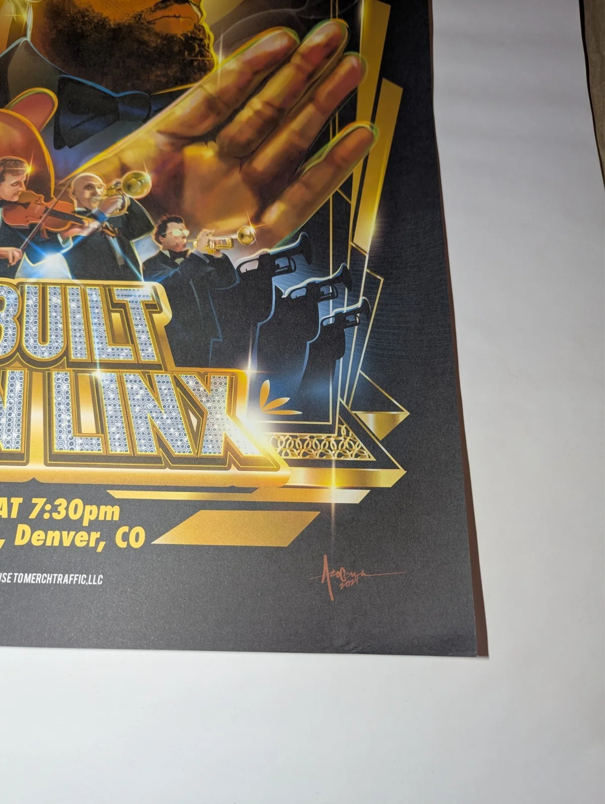 RZA RAEKWON ONLY BUILT 4 CUBAN LINX POSTER - DENVER, CO 2024, изображение 3