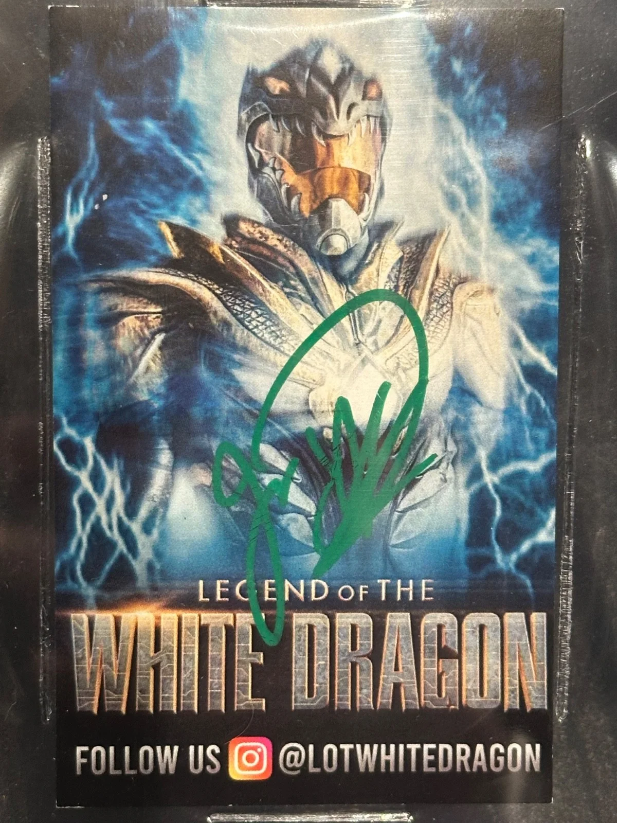 Jason David Frank — Legend of The White Dragon Card SIGNED by Jason David Frank Power Rangers MINT, изображение 5