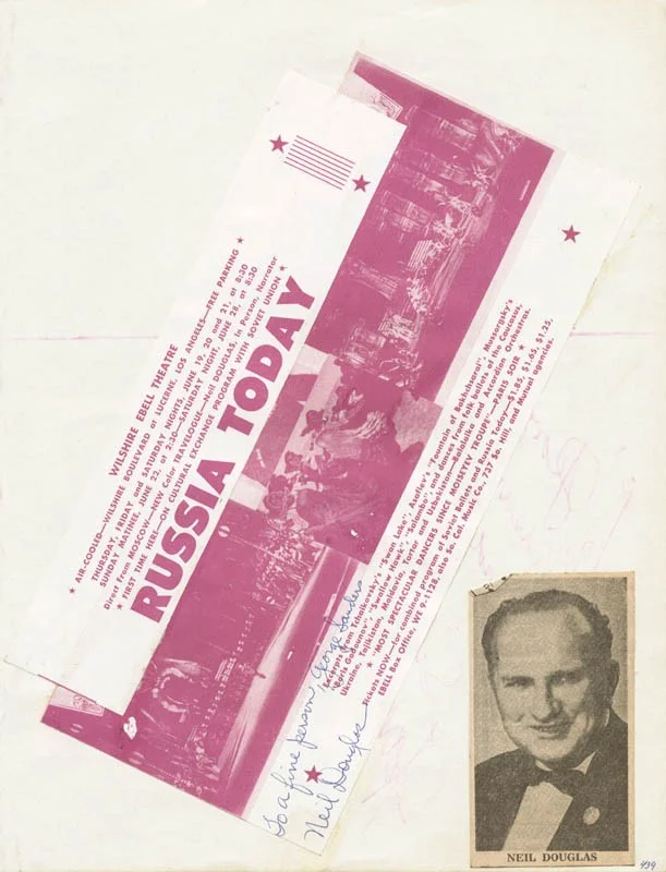 Harry Richman, Neil Douglas, Jean Magowan — HARRY RICHMAN - AUTOGRAPH NOTE SIGNED CO-SIGNED BY: JEAN MAGOWAN, NEIL DOUGLAS, image 2