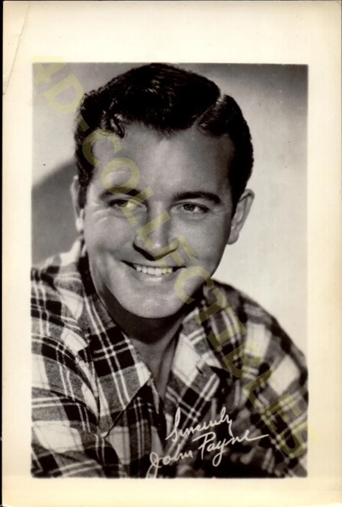 John Payne — Vintage Actor Photo Classic Hollywood Memorabilia John Payne