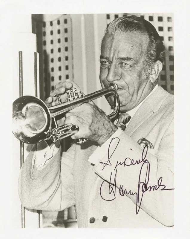 Harry James — HARRY JAMES - AUTOGRAPHED SIGNED PHOTOGRAPH
