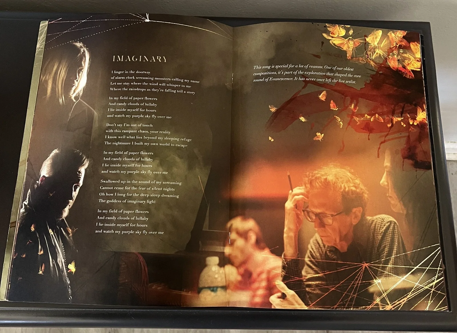 Amy Lee, William Hunt, Jen Majura, Tim McCord, Troy McLawhorn — Evanescence (X5) Signed/Autographed Synthesis Tour Program - AMY LEE, image 2