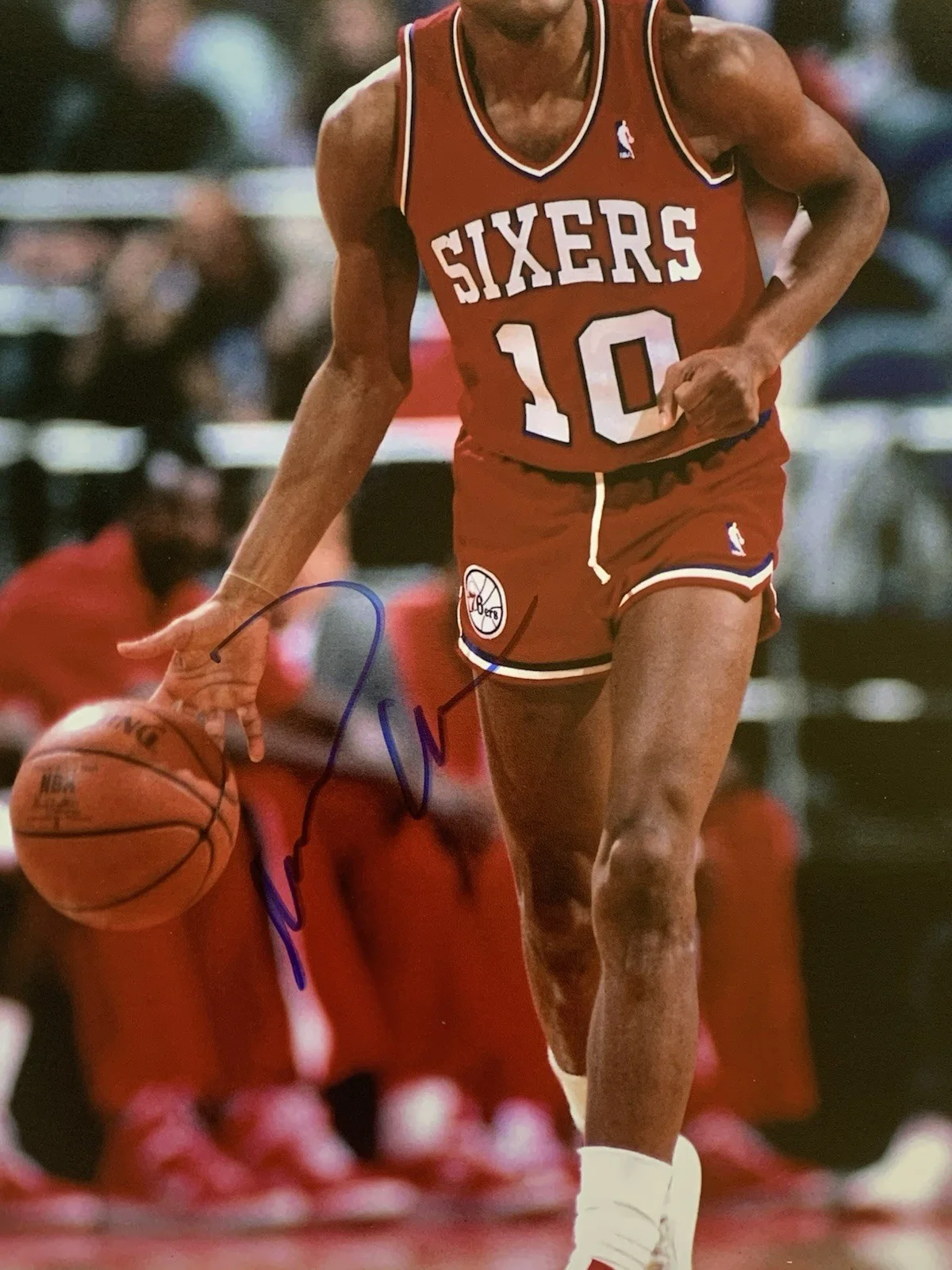 Maurice Cheeks — Maurice Cheeks AUTOGRAPHED Signed Philadelphia 76ers Sixers 8x10 Photo, изображение 2