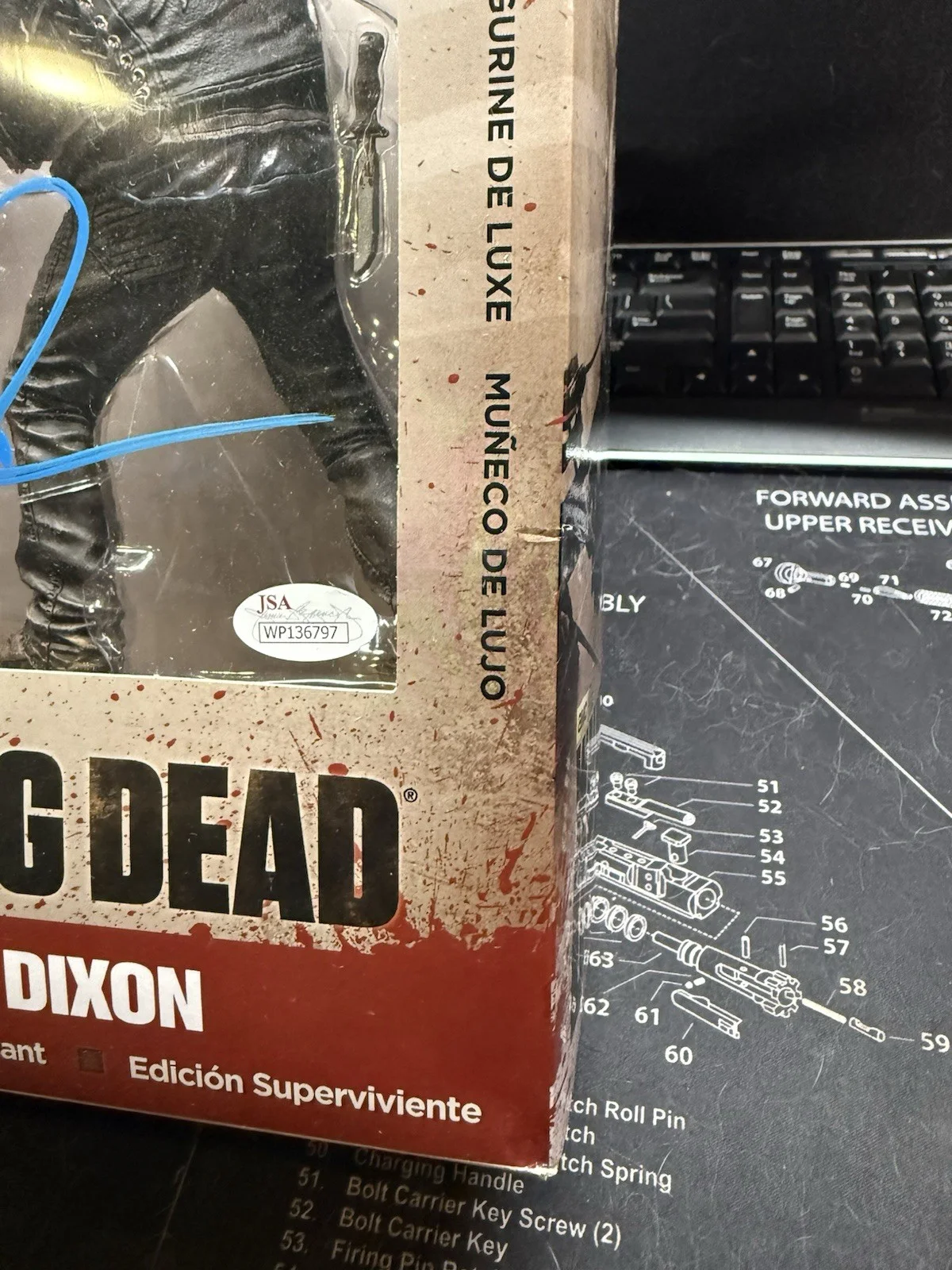 Norman Reedus — Norman Reedus Signed The Walking Dead Daryl Dixon 10" McFarlane Figure JSA LE, image 4