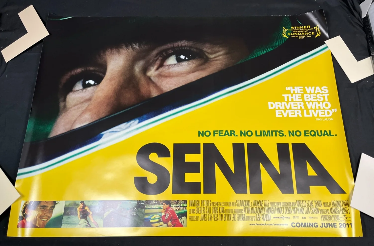 SENNA (2010) Quad Film Poster - F1 Ayrton Senna Racing McLaren, изображение 2