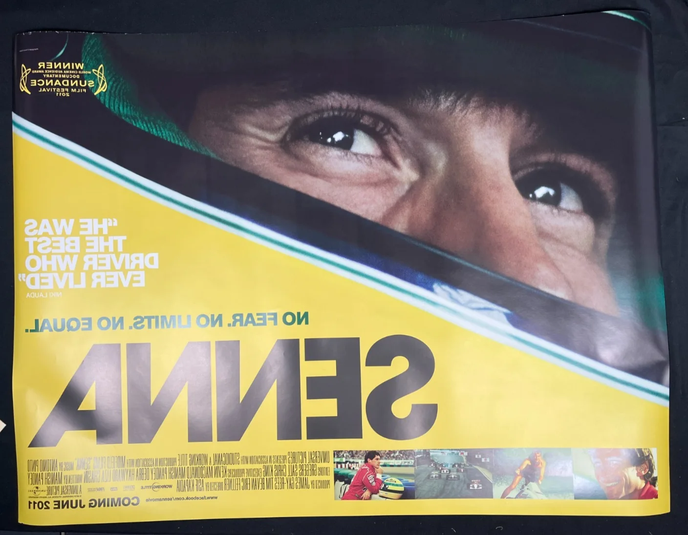 SENNA (2010) Quad Film Poster - F1 Ayrton Senna Racing McLaren, изображение 3