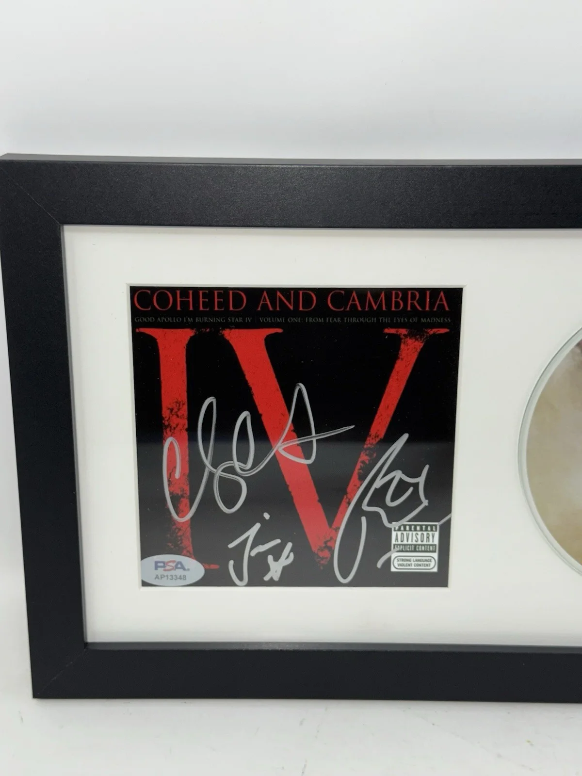 COHEED AND CAMBRIA SIGNED AUTOGRAPH GOOD APOLLO IV CD ALBUM PSA/DNA COA RARE, изображение 2