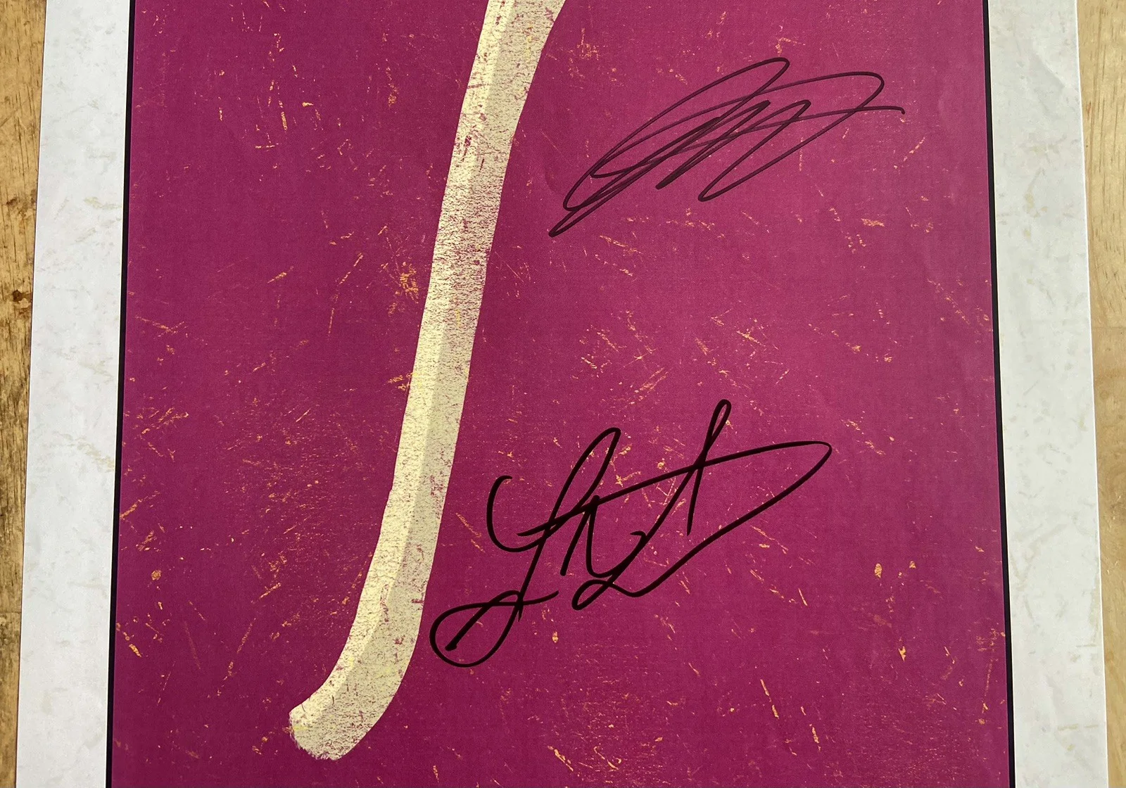 Luis, Daniel Moncada — Breaking Bad Cousins Luis & Daniel Moncada SIGNED La Hacha Axe Poster- BAS COA, image 3