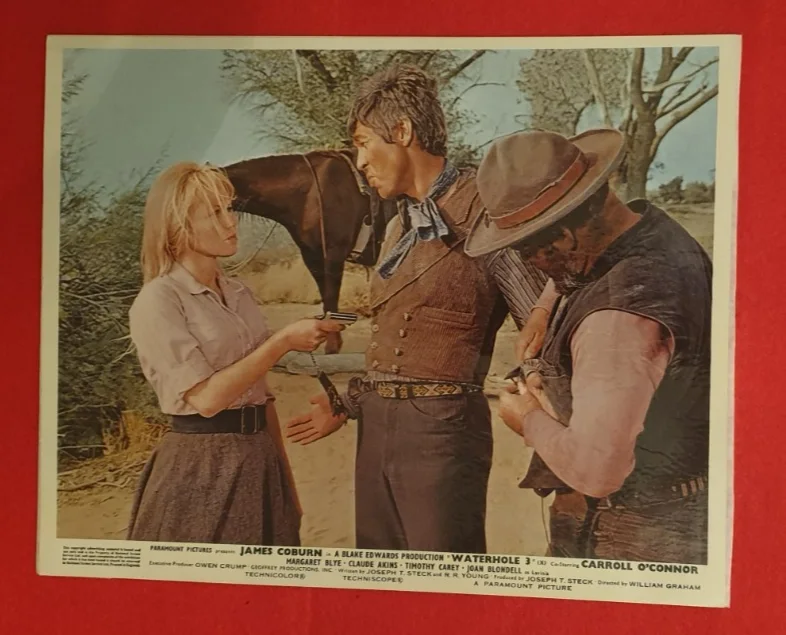 Waterhole No. 3 (1967) Set of 5 Original 10x8 Press Photos – James Coburn Stills, изображение 2