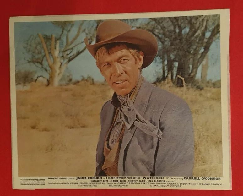 Waterhole No. 3 (1967) Set of 5 Original 10x8 Press Photos – James Coburn Stills, изображение 3